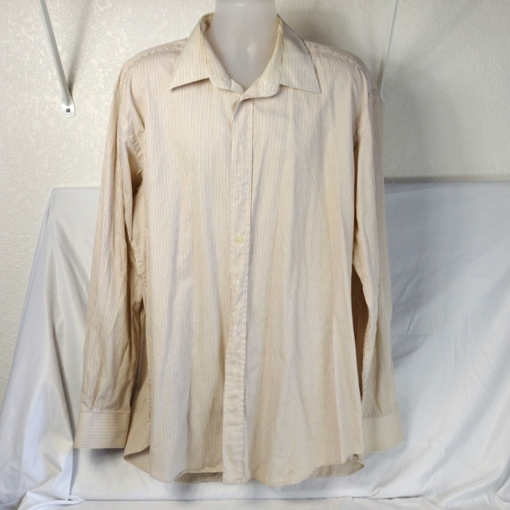 Men's Versace classic 2XL tall long sleeve button down dress shirt